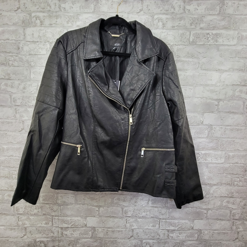 A.N.A faux leather jacket women's 1XL